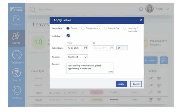 Overtime Calculation using Runtime HRMS